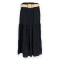 Sukně dlouhá s páskem 6928 Itálie