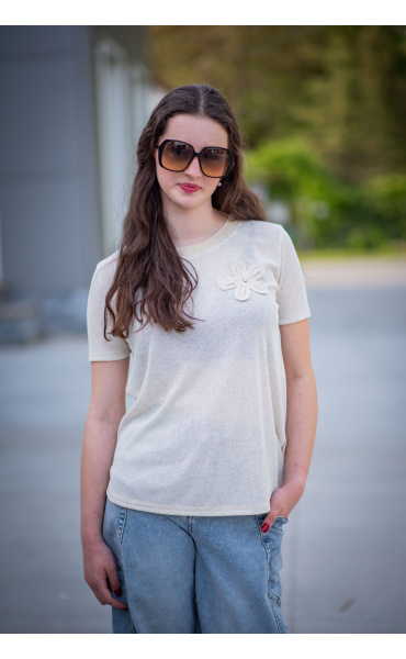 Trendy triko s výšivkou MY STYLE 20180