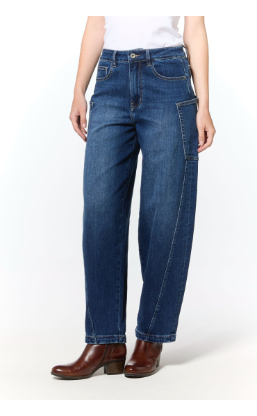 Kalhoty džínové BARREL 3D-9309