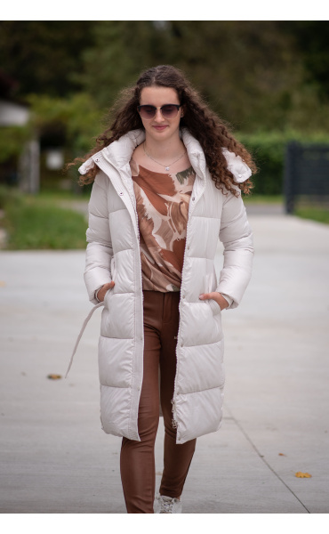 Zimní bunda dlouhá MY0487 Itálie