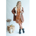 Šaty vzorované krátké C60943 Itálie