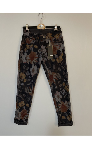Kalhoty jeans color Onado H686-GR šedá