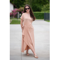 Dlouhé šaty s volánem SUN 9110