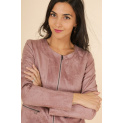 Bunda imitace broušené kůže Laura Jo 15505 Lady 