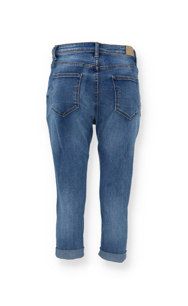 Džínové capri kalhoty 3D-8016