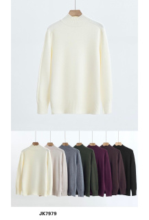 Svetr basic se stojáčkem JK7979