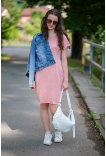 Šaty letní teplákové 14872 Itálie 