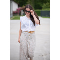 Dlouhá sukně KVĚT s knoflíky 25069T