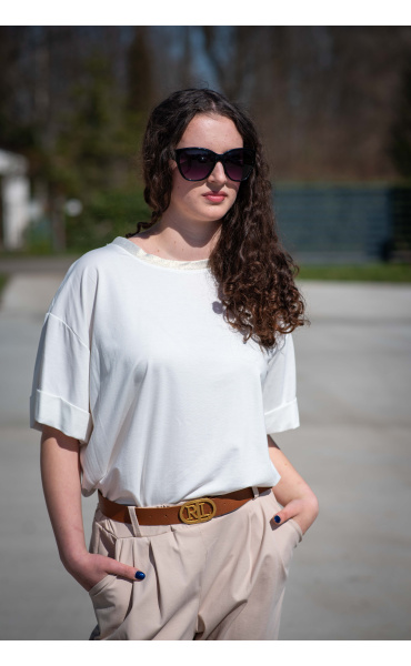 Elegantní triko kr. rukáv 250181