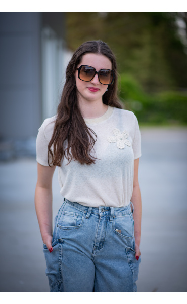 Trendy triko s výšivkou MY STYLE 20180
