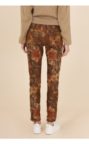Kalhoty jeans color Onado H686-JB camel