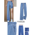 Džínové široké kalhoty do gumy YV5530