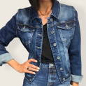 Bunda džínová 3D-6839 Itálie