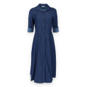 Košilové šaty džínové LATINO 1647