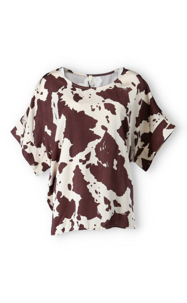 Halenka oversize zvířecí vzor 50118