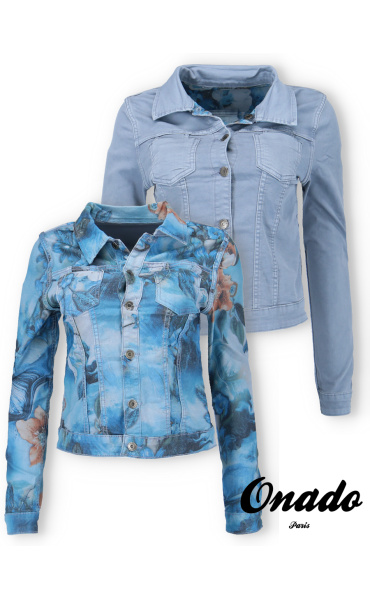 Bunda Jeans oboustranná Onado V107-NB