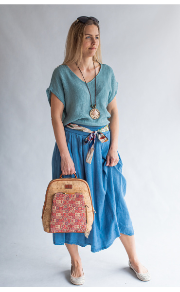 Halenka krátký rukáv s přívěskem 6126 Itálie