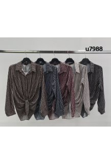 Košile propínací puntík U7988