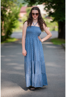 Dlouhé džínové šaty 35253 Itálie