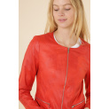 Bunda imitace broušené kůže Laura Jo 15505 Lady 