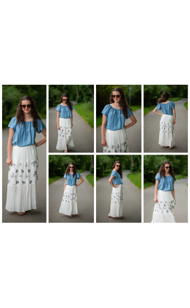 Dlouhá letní sukně 18001