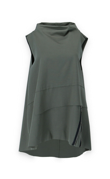 Trendy vesta se stojáčkem 39946