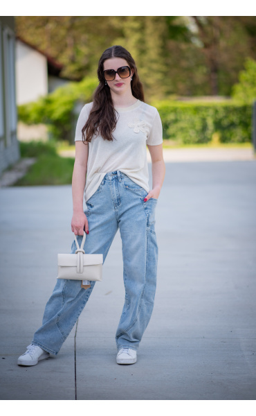 Trendy triko s výšivkou MY STYLE 20180
