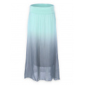 Sukně dlouhá hedvábí duha 3035D