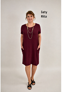 Šaty s krátkým rukávem Rita 145 - Kepa style