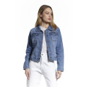Bunda džínová 3D-6799-1 Itálie