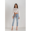 Elegantní chino kalhoty s šátkem Onado H2819