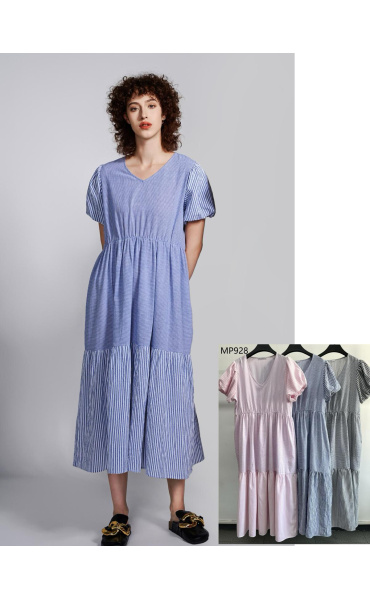 Šaty oversize pruh 928 Itálie