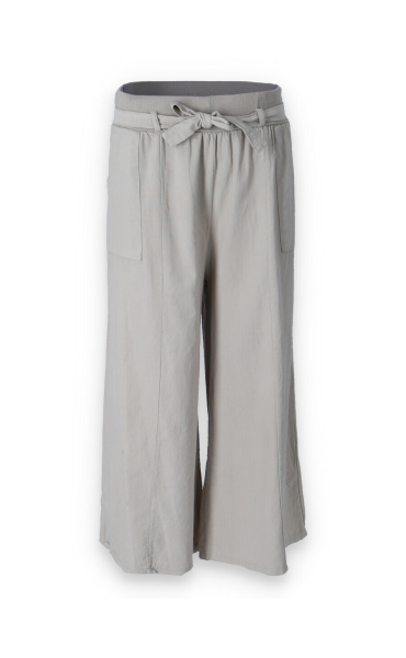 Kalhoty lněné culottes 7635