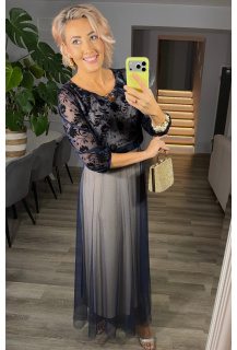 Šaty elegantní kr. ruk. Trynite K1551