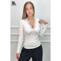 Elegantní halenka s krajkou L1M078