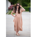 Dlouhé šaty s volánem SUN 9110