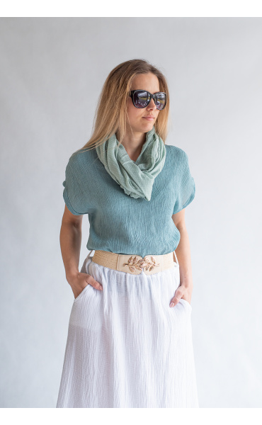 Halenka krátký rukáv s přívěskem 6126 Itálie