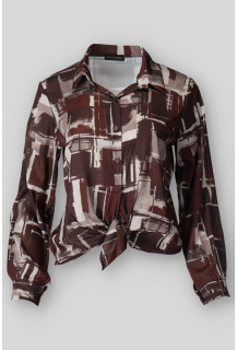 Košile propínací vázací U7988