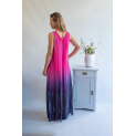 Šaty hedvábí ombré 6522D Itálie