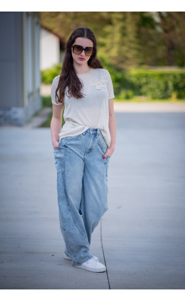 Trendy triko s výšivkou MY STYLE 20180