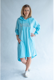 Šaty teplákové 10308 Itálie