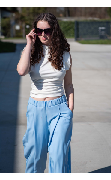 Široké kalhoty do gumy U10639