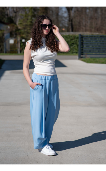 Široké kalhoty do gumy U10639