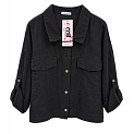 Stylová lněná bunda OVERSIZED 13292