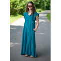 Dlouhé šaty volný střih 35505 Itálie