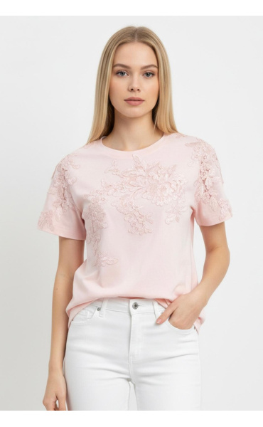 Dámská halenka s krajkou M52276