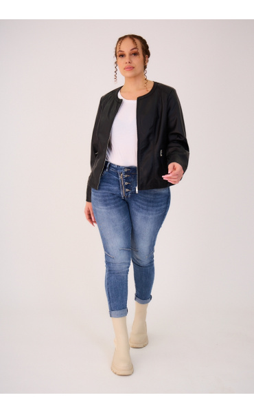 Koženková bunda Escandelle Paris 3188 Lady velikost