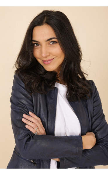Bunda imitace broušené kůže Laura Jo 15505
