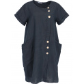 Šaty lněné s knoflíky 51220 Itálie