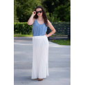 Sukně dlouhá plise 1051 Itálie